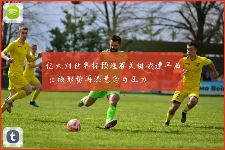 亿大利世界杯预选赛关键战遭平局 出线形势再添悬念与压力